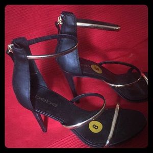 Bebe black heels